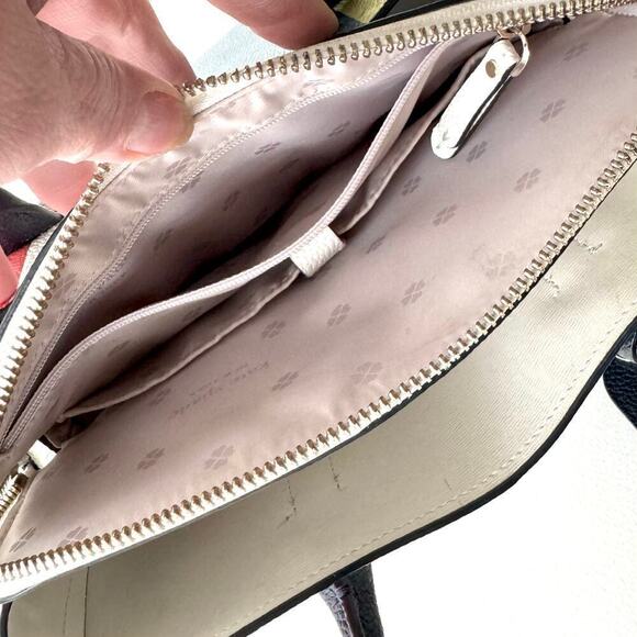 KATE SPADE Margaux Medium Satchel Multi/Gold Crossbody EXCELLENT CONDITION - Picture 7 of 12